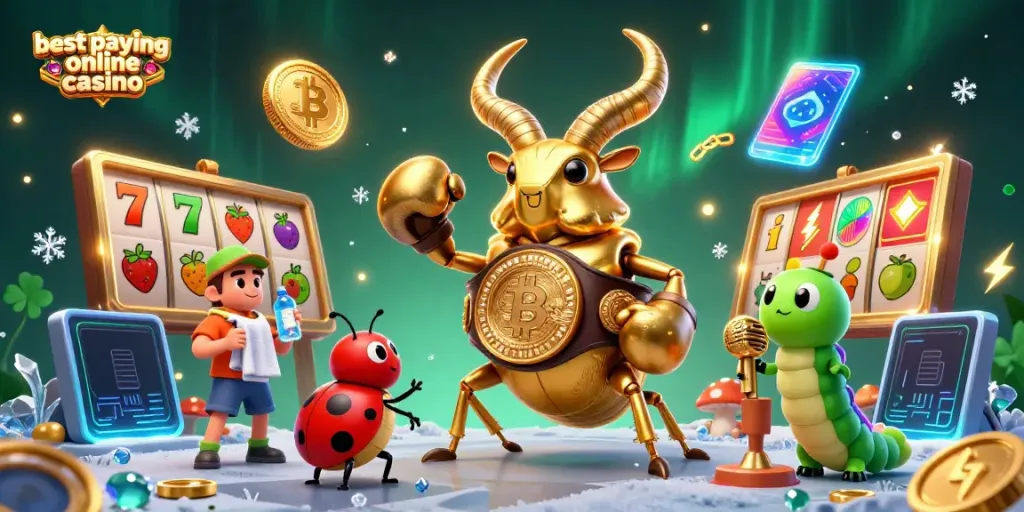 Experience thrilling gameplay at the best paying online casino with vibrant slots and characters.